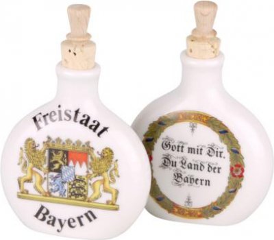 Schnupftabakflasche Porzellan Bayern klein