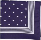 Schnupftuch große Punkte blau