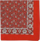 Schnupftuch Paisley-Muster rot