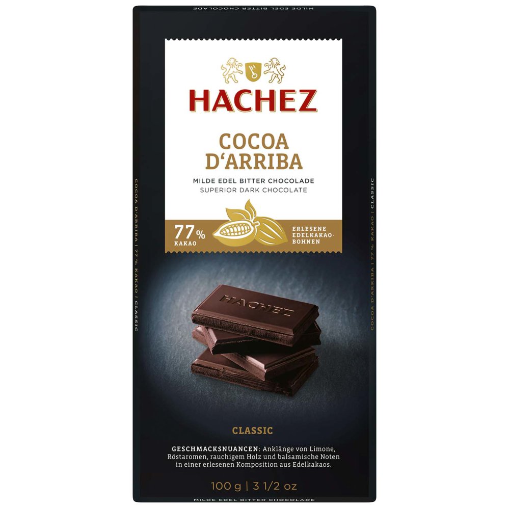 Cocoa-Tafel v. Hachez - Cocoa D Arriba 77% Classic
